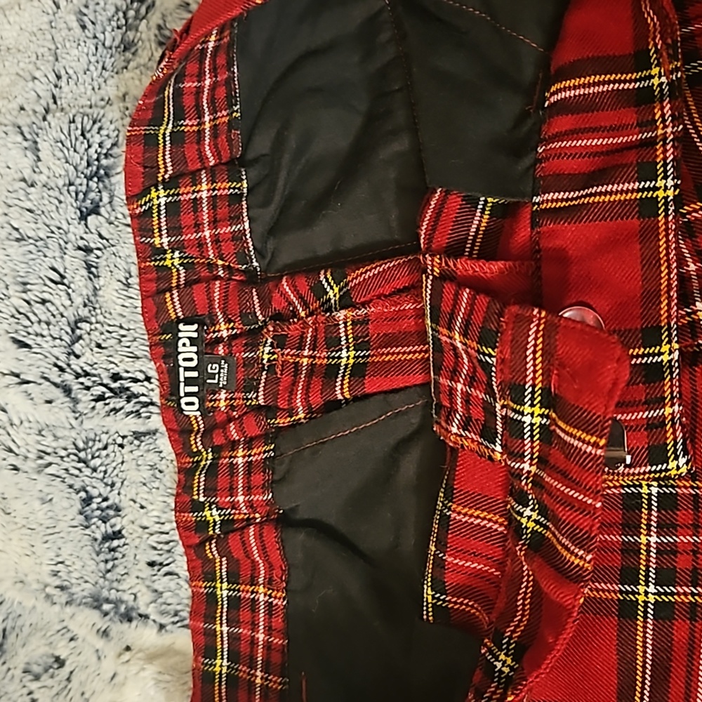 Hot Topic plaid punk style dress pants